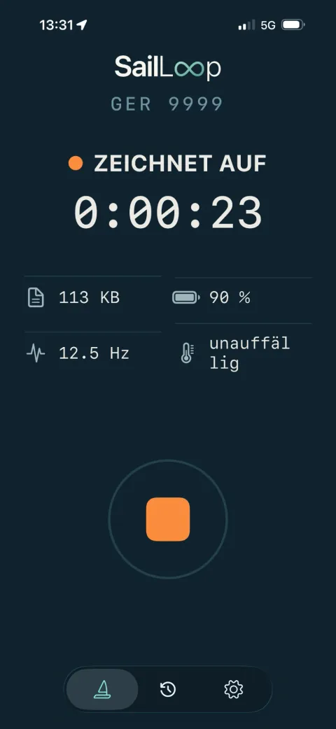 SailLoop: Logger auf dem iPhone